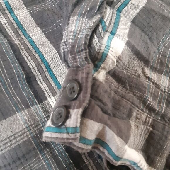 Long Sleeve Plaid Button Down Shirt small - Picture 3 of 8